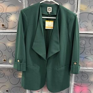 Anne Klein Forest Green Blazer